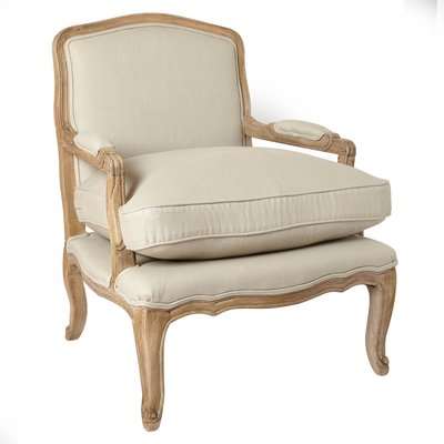 Sofia Linen Chair - Natural Linen Brown