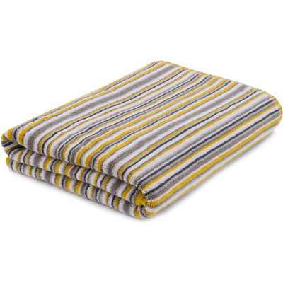 Stripes Mustard Bath Sheet Mustard