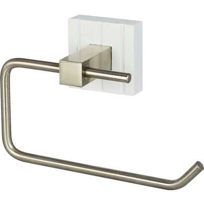 Tongue and Groove Toilet Roll Holder White