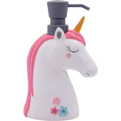 Unicorn Soap Dispenser White, Blue and Pink