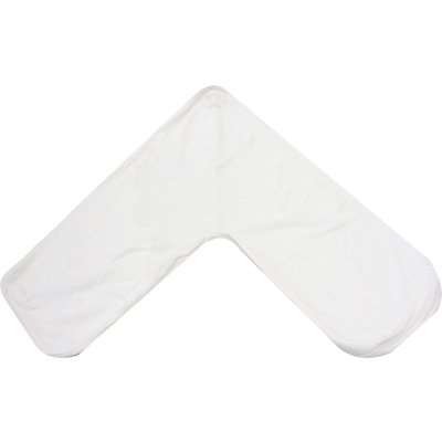 V-Shaped Memory Foam Pillowcase White