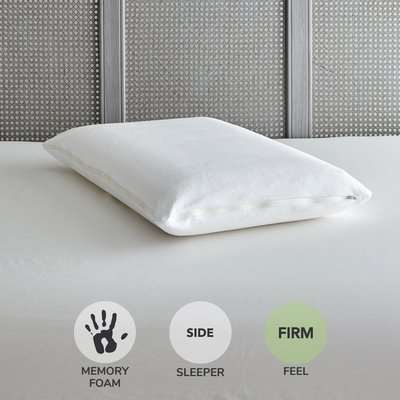 Value Memory Foam Firm-Support Pillow White