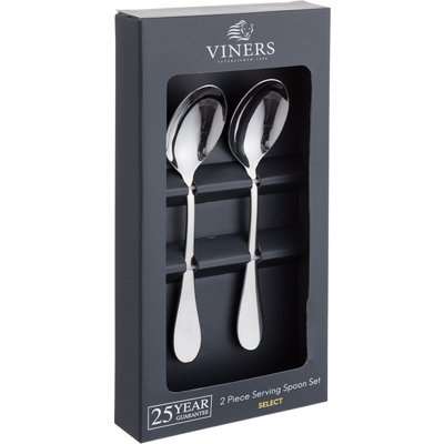 Viners Select Set of 2 Serving Spoons Silver