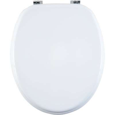White MDF Toilet Seat White