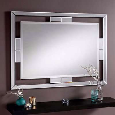Yearn Art Decor Mirror 112x82cm Black