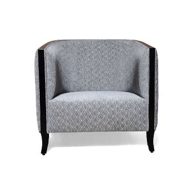 Theo Upholstered with Wooden Frame Armchair