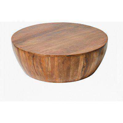 Dark Bulb Coffee Table - Mango Wood