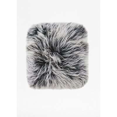 Grey Tipped Cashmere Cushion