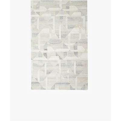 Harmonia Hand Woven Rug Made From Recycled Plastic - ivory/grey