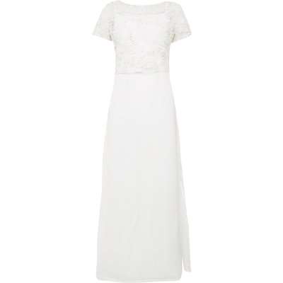 Isla Embellished Column Dress - summer white