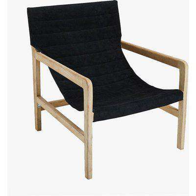 Nightfall Suede Chair - Mango Wood