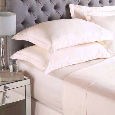 400 Thread Count Egyptian Quality Oxford Pillowcase Ivory