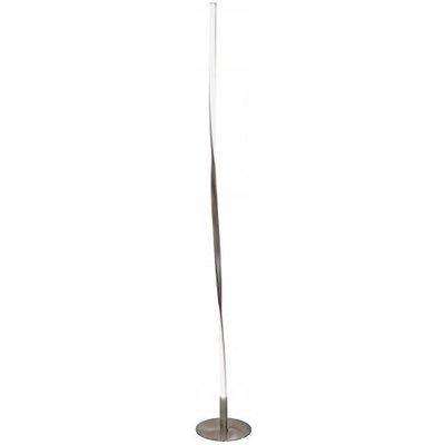 Alimos Tall Twist Floor Lamp In Satin Nickel