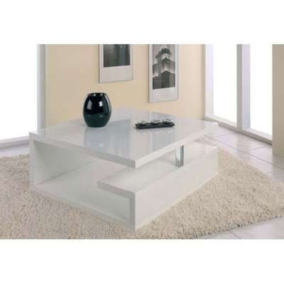 Geno High Gloss Coffee Table in White