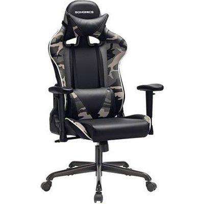 Grant Racing Style Gaming Chair In Black Camouflage