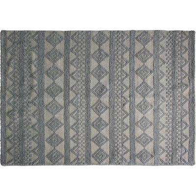 Holbrook Cotton And Wool Fabric Rug In Natural
