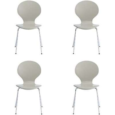 Ibiza Set Of 4 Dining Chairs In Stone