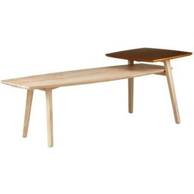 Karot Wooden Coffee Table In Light Grey