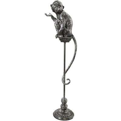Monkey On A Stool Sculpture