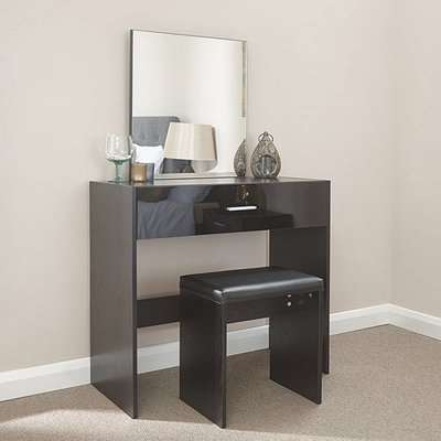 Ottershaw Dressing Table Set In Black