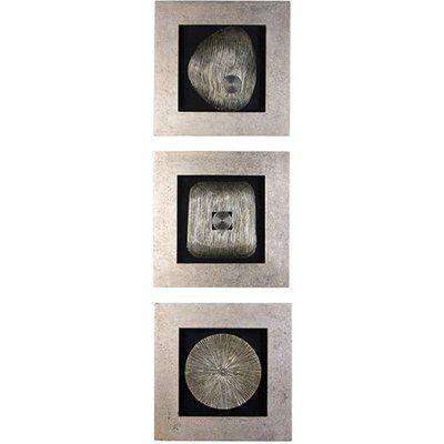 Versity Poly Picture Wooden Wall Art In Silver Wooden Frame