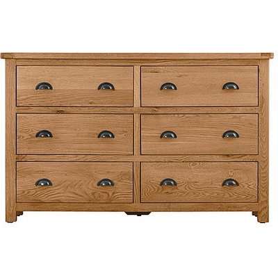 Atlantic 6 Drawer Wide Chest of Drawers