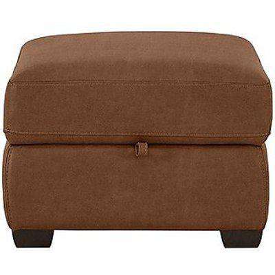 Chicago Fabric Storage Footstool- World of Leather