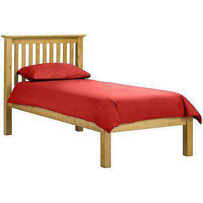 Sleep Story - Chilton Pine Low Foot Bed Frame - Single - Brown