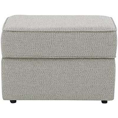 Comfi Fabric Storage Footstool - Grey