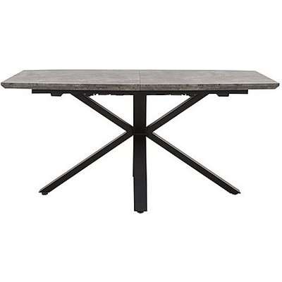 Diego Rectangle Extending Dining Table - Grey