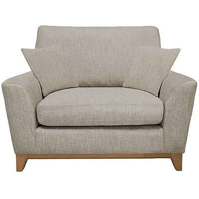 Ercol - Novara Fabric Snuggler Chair - Grey