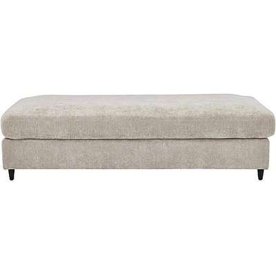 Esprit Large Fabric Stool Bed - Silver