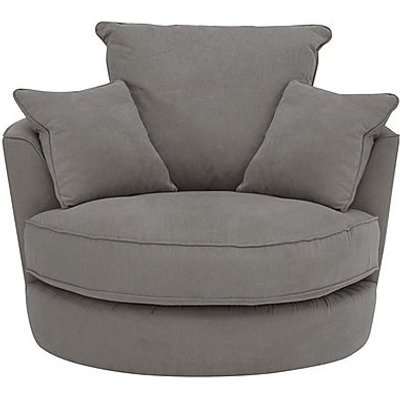 Legend Fabric Swivel Chair - Grey