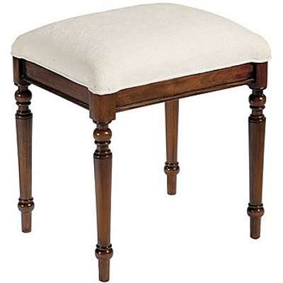 Loxley Upholstered Stool - Brown