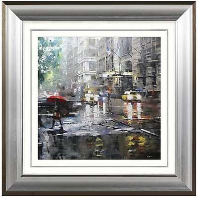 Manhattan Red Umbrella Framed Art