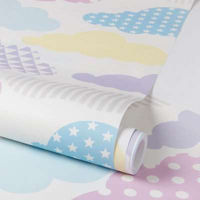 Graham & Brown Marshmallow Clouds Wallpaper