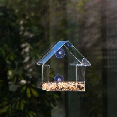 Acrylic House Bird Feeder