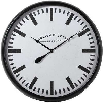 Black English Electric Clock