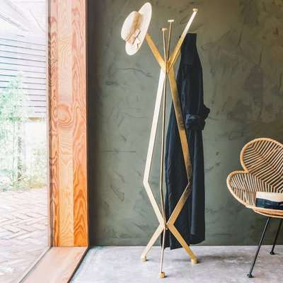 Cadie Gold Coat Stand