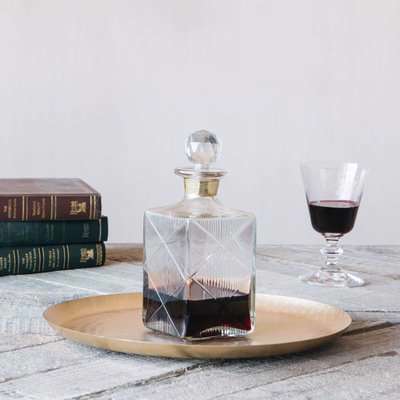 Graham and Green Cut Glass Decanter