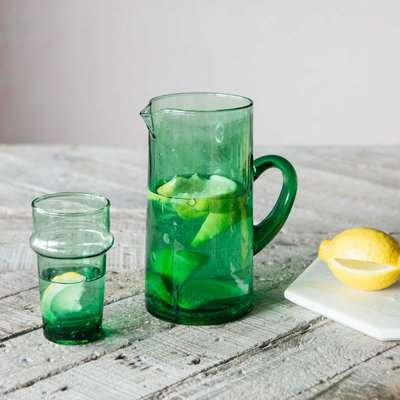 Green Recycled Glass Tumbler