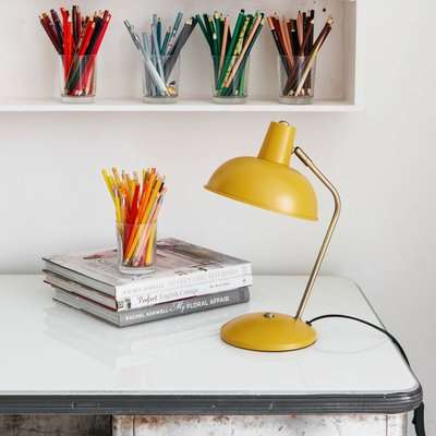 Mustard Hood Desk Lamp