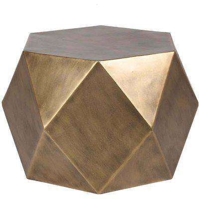 Gold Hexagonal Coffee Table