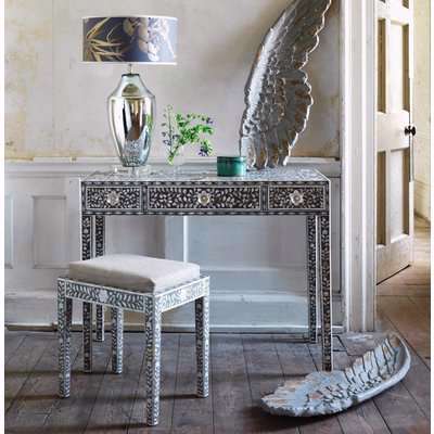 Maxi Grey Mother of Pearl Dressing Table