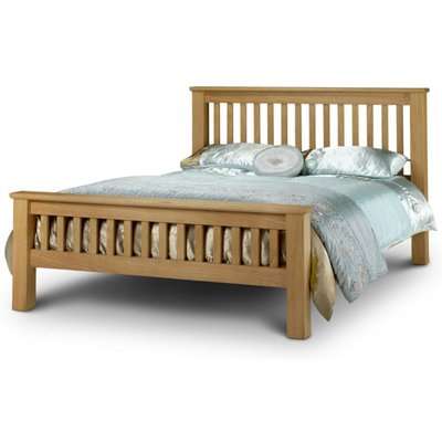 Haven Solid Oak High Foot End King Size Bed