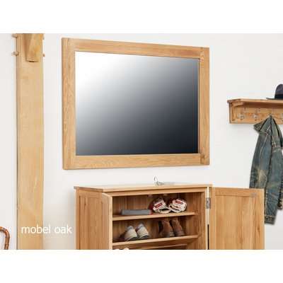 Mobel Solid Oak Wall Mirror