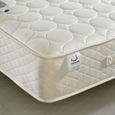 2ft 6 Small Single Quilted Mattress Bamboo Natural Fillings - Mirage Spring