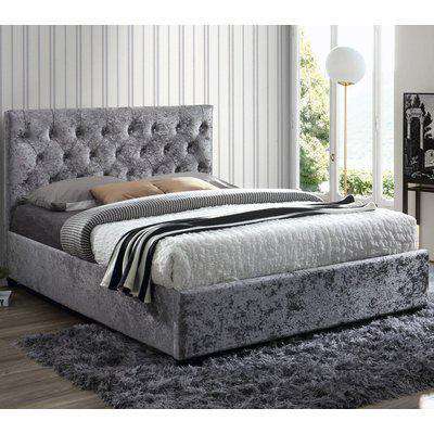 Cologne Steel Fabric Bed - 4ft6 Double