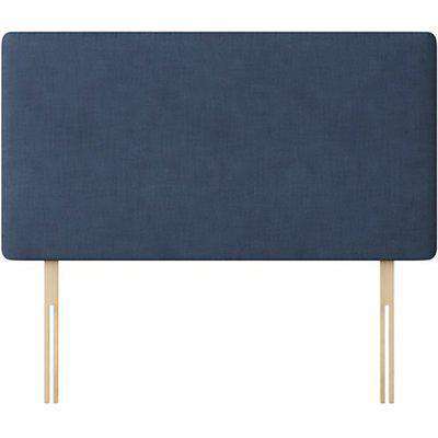 Cornell Plain Midnight Blue Fabric Headboard - 5ft King Size