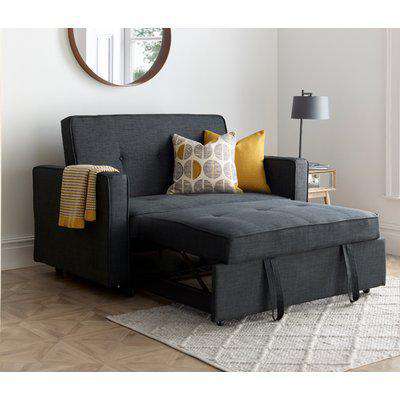 Troy Grey Fabric Sofa Bed